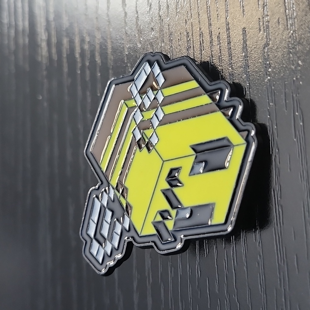 Minecraft Bee Enamel Pin